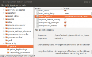 gconf-editor - GNOME configuration editor